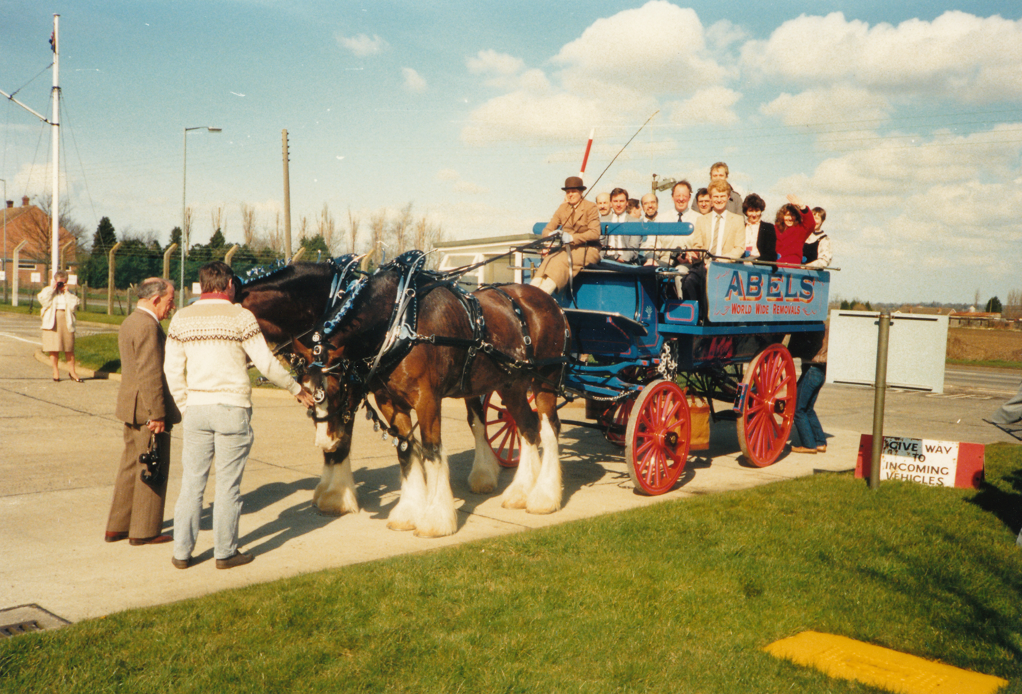 1988 Mar, Abels tour of Watton for Eastern civil staff